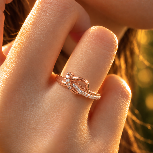 PROMISE RING - ROSE GOLD