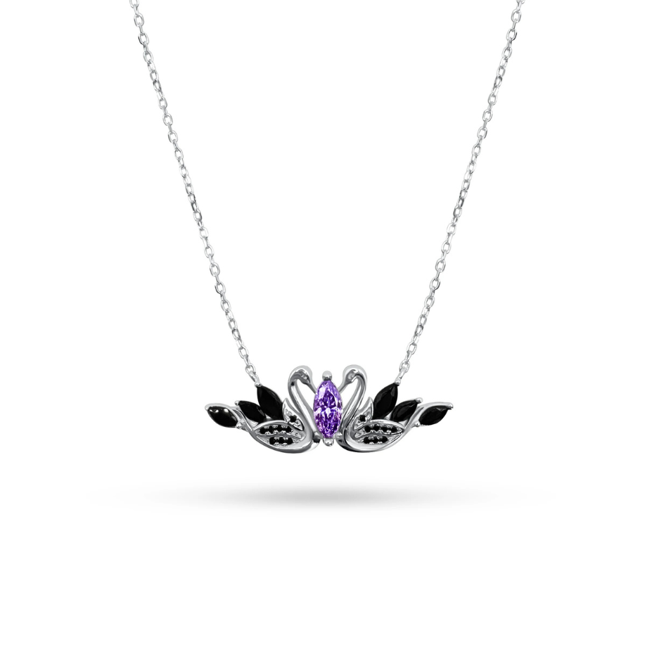 BLACK SWAN NECKLACE