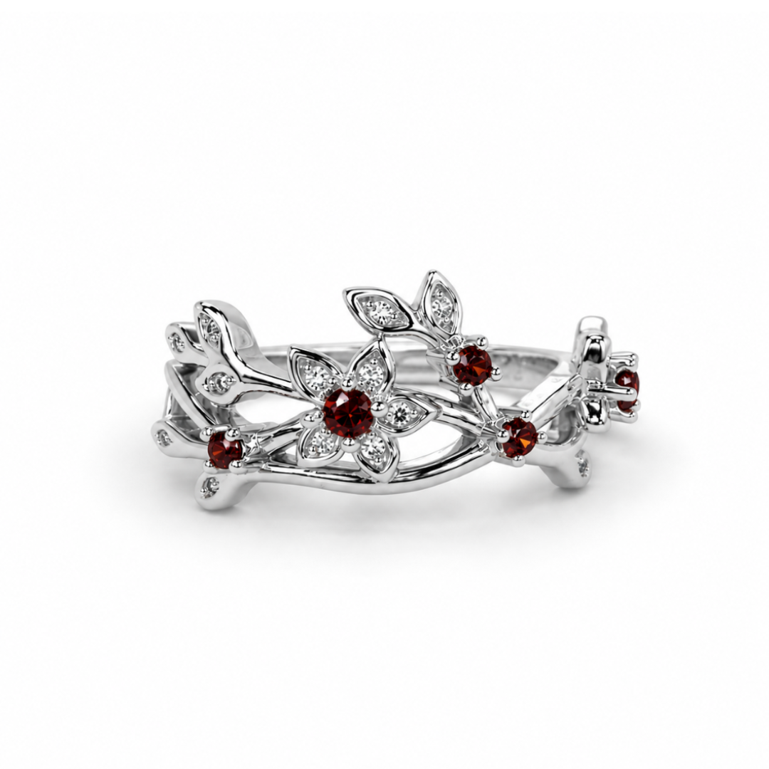 ARIRANG RING - WHITE GOLD – BUTIDKHERNAME JEWELRY
