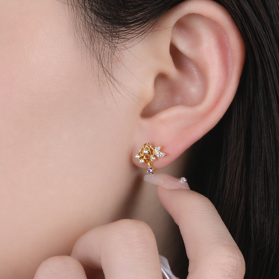 AMYGDALA EARRINGS - 18K GOLD