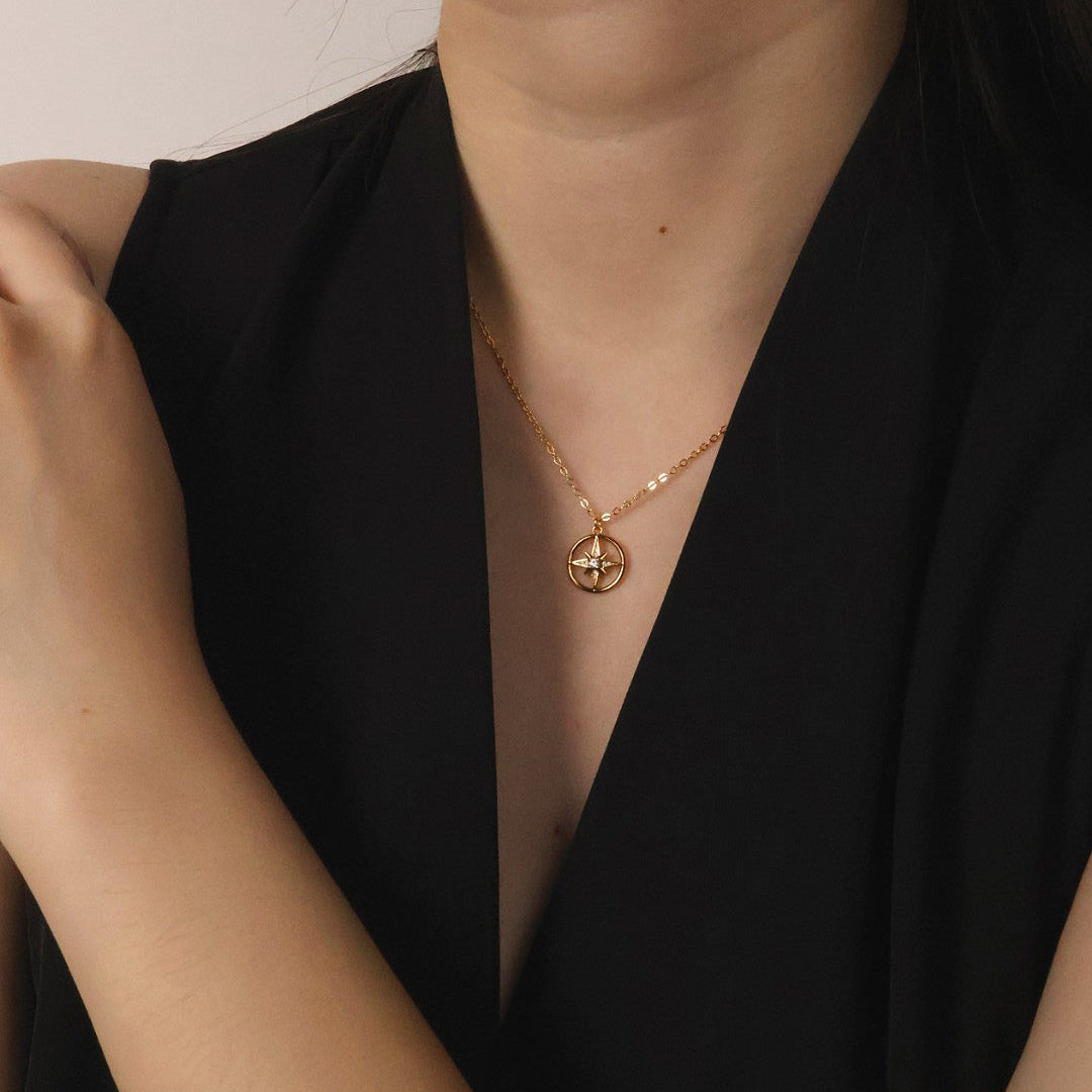 MY PACE NECKLACE - CHAMPAGNE GOLD