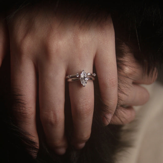 MARQUISE DIAMOND RING STACK