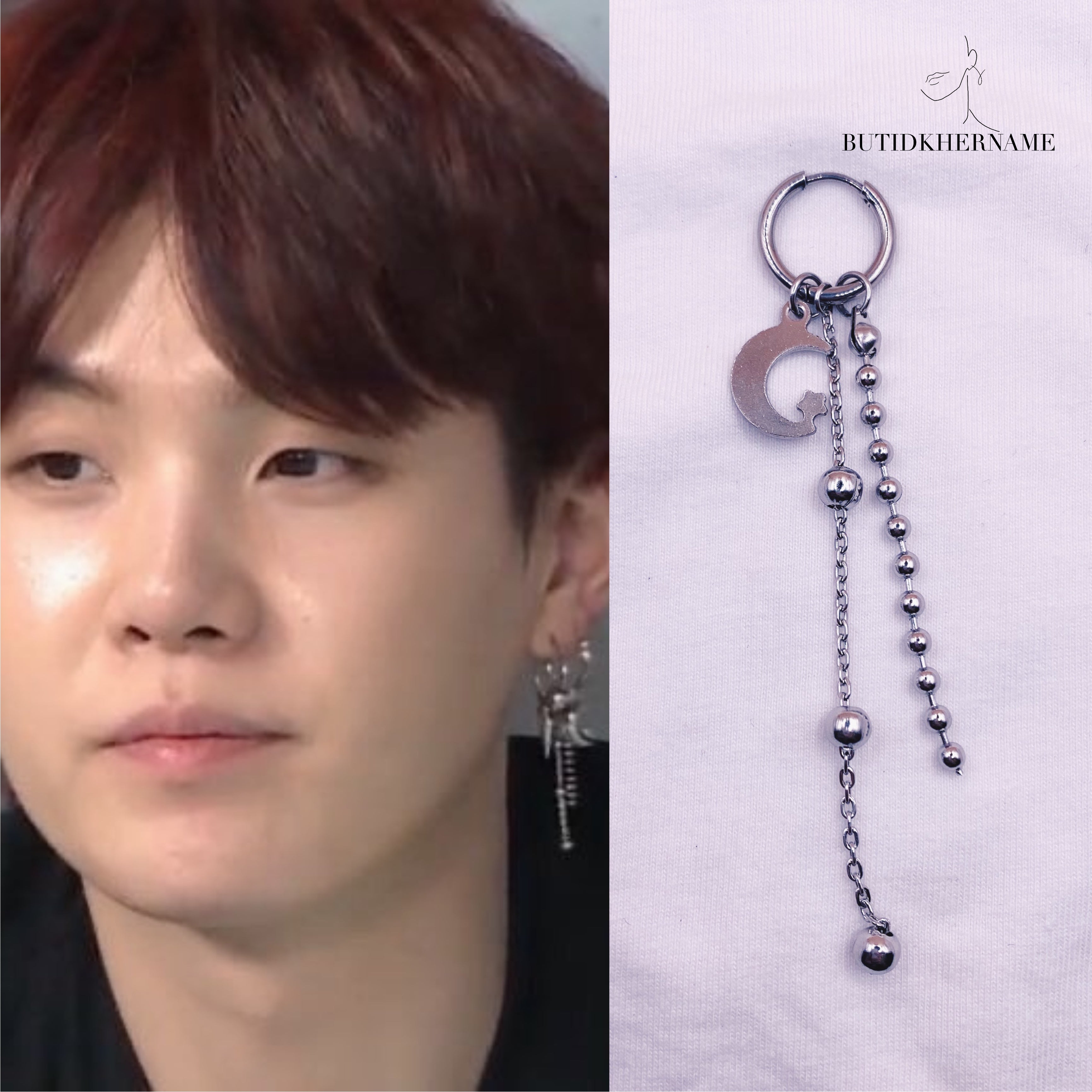 Min yoongi deals earrings