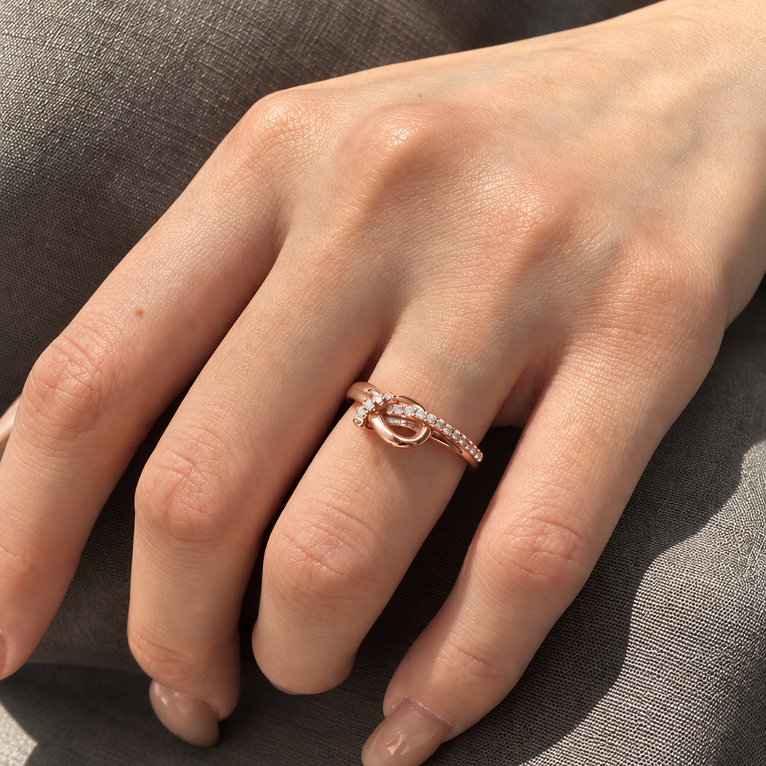 PROMISE RING - ROSE GOLD