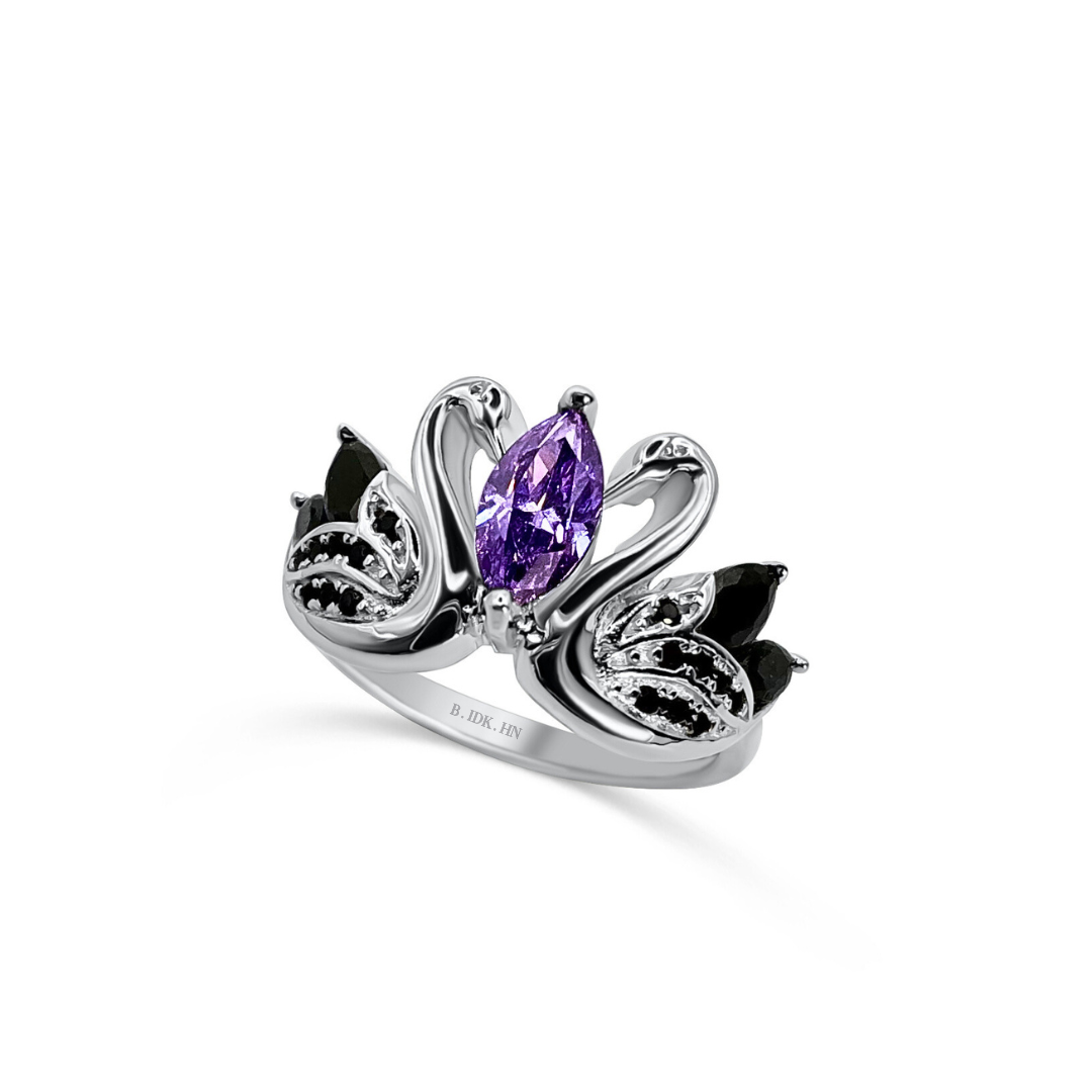 BLACK SWAN RING