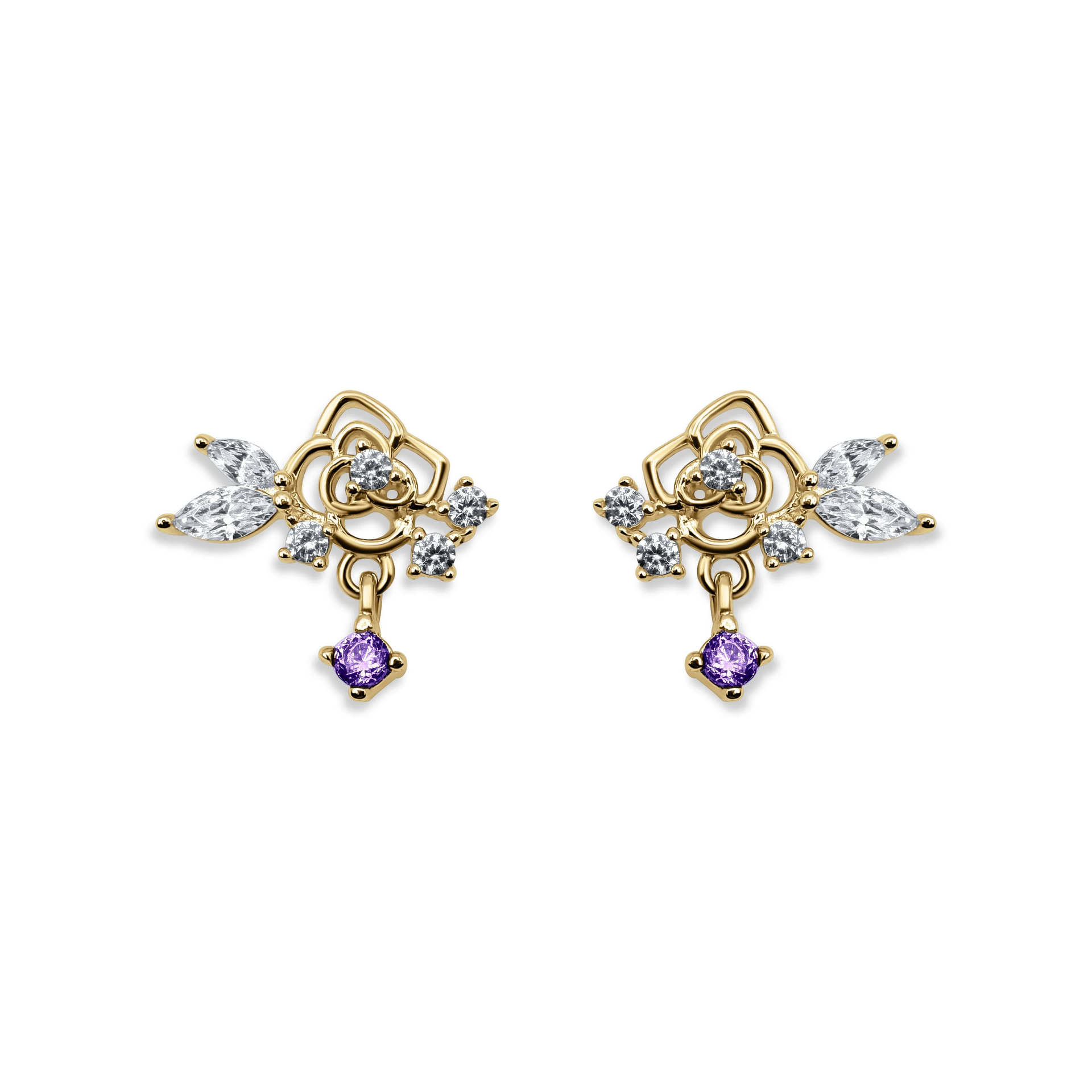 AMYGDALA EARRINGS - 18K GOLD – BUTIDKHERNAME JEWELRY