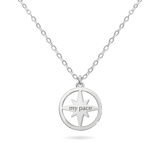 MY PACE NECKLACE - WHITE GOLD