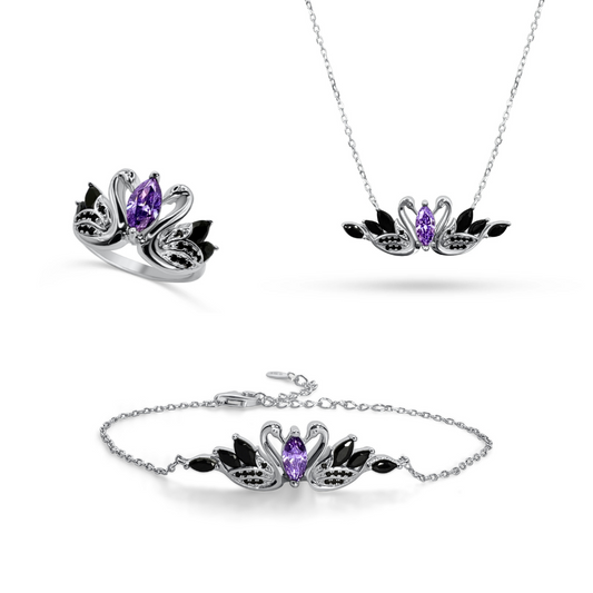 BLACK SWAN JEWELRY SET
