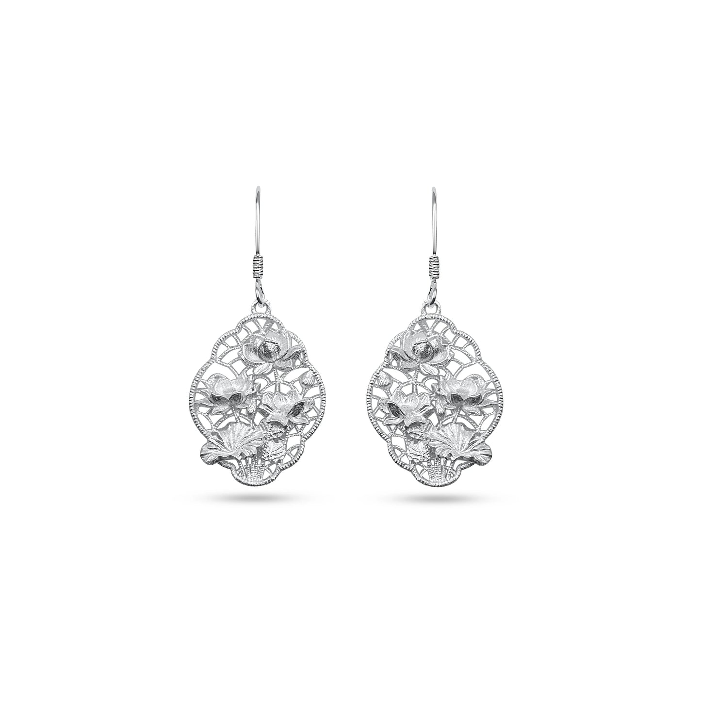 AMYGDALA LOTUS EARRINGS
