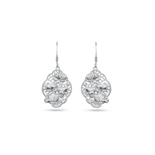 AMYGDALA LOTUS EARRINGS