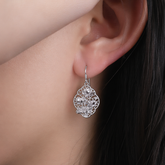 AMYGDALA LOTUS EARRINGS