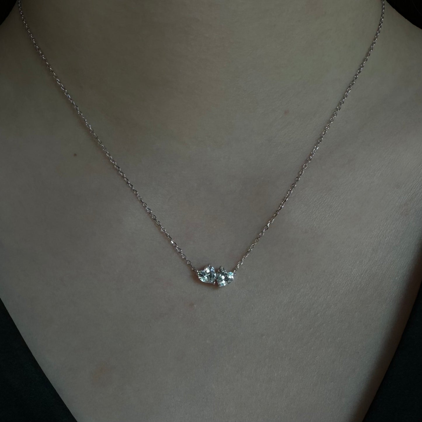 TWIN HEART NECKLACE