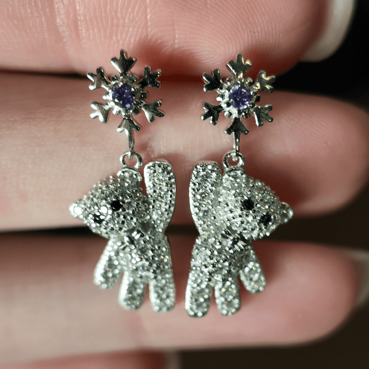 WINTER BEAR EARRINGS (SLIGHT DEFECT)