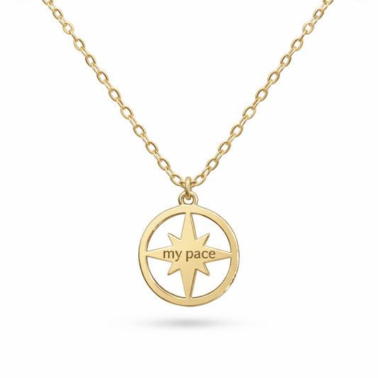 MY PACE NECKLACE - CHAMPAGNE GOLD