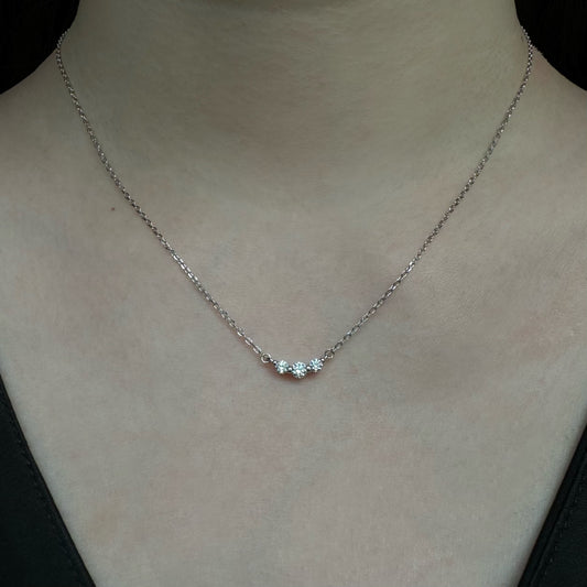 TRIPLE DIAMOND NECKLACE