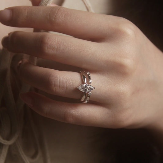 MARQUISE DIAMOND RING STACK