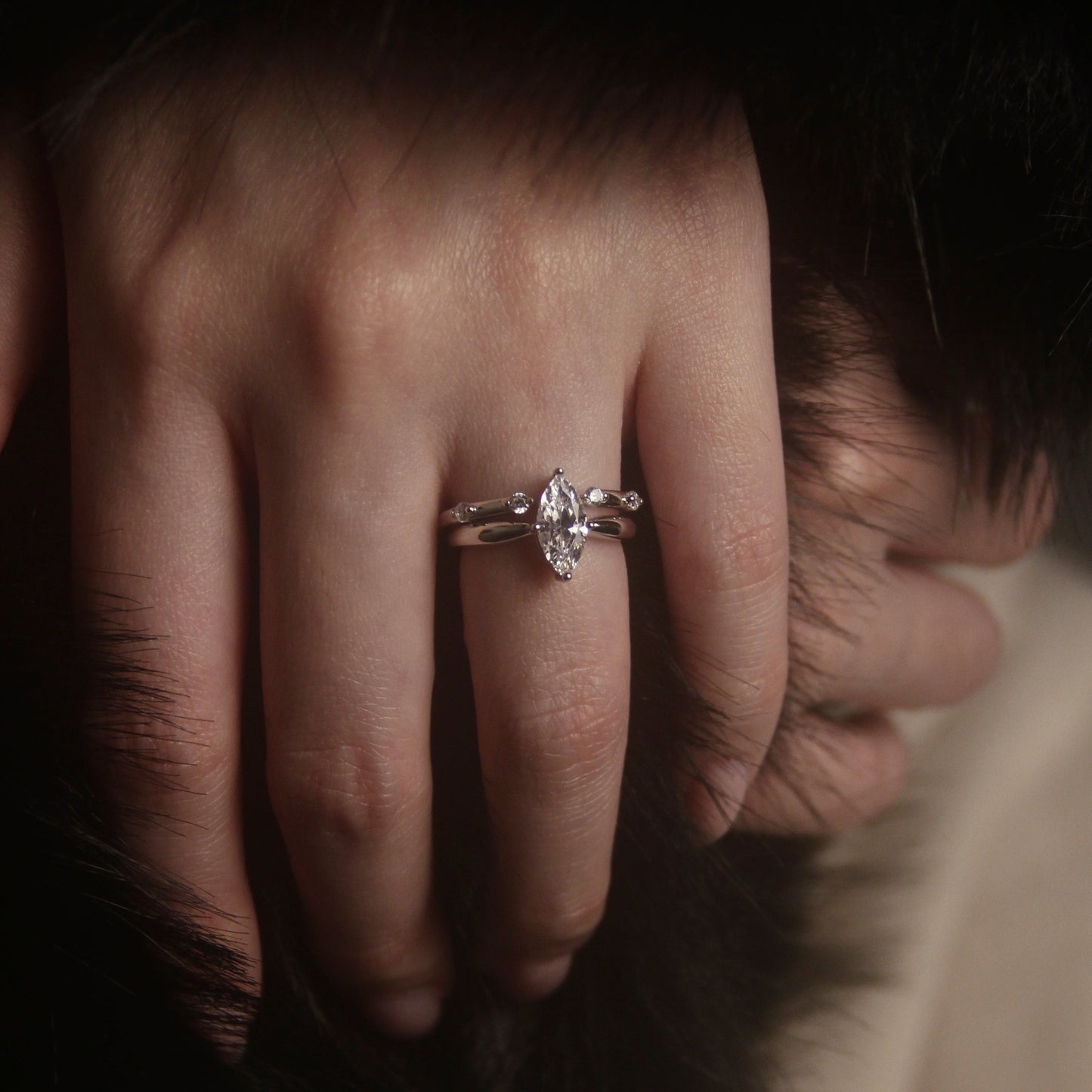 MARQUISE DIAMOND RING STACK